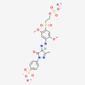 molecular formula C20H20K2N4O12S3 B1585502 Reactive yellow 17 CAS No. 20317-19-5