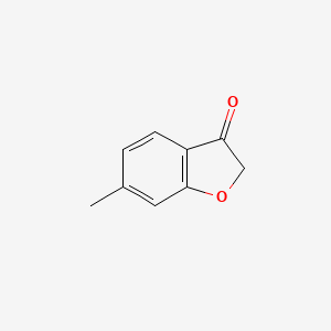 molecular formula C9H8O2 B1585503 3(2H)-苯并呋喃酮，6-甲基- CAS No. 20895-41-4