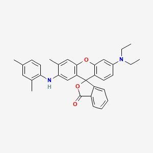 Spiro[isobenzofuran-1(3H),9'-[9H]xanthen]-3-one, 6'-(diethylamino)-2'-[(2,4-dimethylphenyl)amino]-3'-methyl-