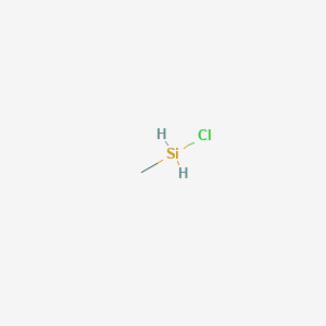 molecular formula CH3ClSi B1585515 Chloro(methyl)silane CAS No. 993-00-0