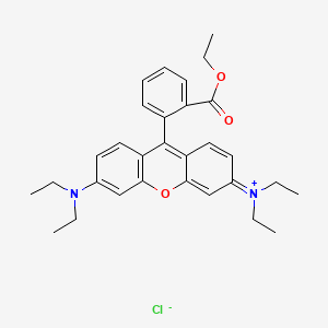 molecular formula C30H35ClN2O3 B1585518 碱性紫 11 CAS No. 2390-63-8