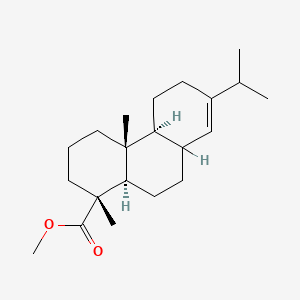 molecular formula C21H34O2 B1585520 methyl (1R,4aR,4bS,10aR)-1,4a-dimethyl-7-propan-2-yl-2,3,4,4b,5,6,8a,9,10,10a-decahydrophenanthrene-1-carboxylate CAS No. 30968-45-7