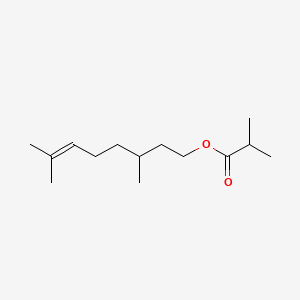 molecular formula C14H26O2 B1585542 异丁酸香茅酯 CAS No. 97-89-2