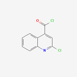 molecular formula C10H5Cl2NO B1585550 2-Chloroquinoline-4-carbonyl chloride CAS No. 2388-32-1