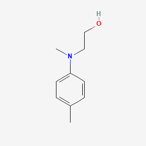 molecular formula C10H15NO B1585560 乙醇，2-[甲基(4-甲苯基)氨基]- CAS No. 2842-44-6