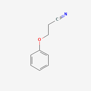 molecular formula C9H9NO B1585563 3-Phenoxypropanenitrile CAS No. 3055-86-5