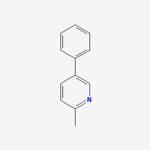 molecular formula C12H11N B1585565 2-Methyl-5-phenylpyridine CAS No. 3256-88-0