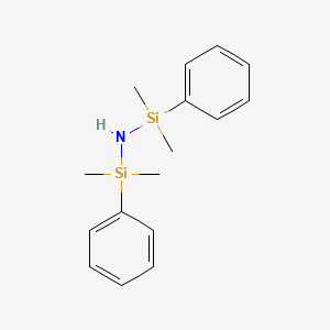 molecular formula C16H23NSi2 B1585568 1,3-二苯基-1,1,3,3-四甲基二硅氮烷 CAS No. 3449-26-1