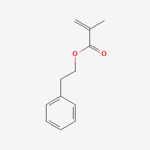 molecular formula C12H14O2 B1585571 2-Phenylethyl methacrylate CAS No. 3683-12-3