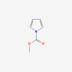 molecular formula C6H7NO2 B1585576 1H-吡咯-1-甲酸甲酯 CAS No. 4277-63-8