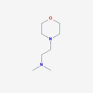molecular formula C8H18N2O B1585578 4-[2-(二甲氨基)乙基]吗啉 CAS No. 4385-05-1