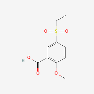 molecular formula C10H12O5S B1585582 5-(乙基磺酰基)-2-甲氧基苯甲酸 CAS No. 4840-63-5