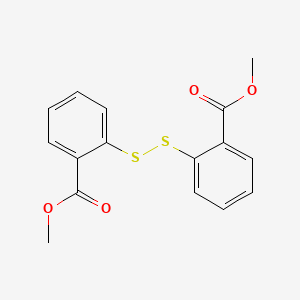 molecular formula C16H14O4S2 B1585589 2,2'-二硫代苯甲酸二甲酯 CAS No. 5459-63-2