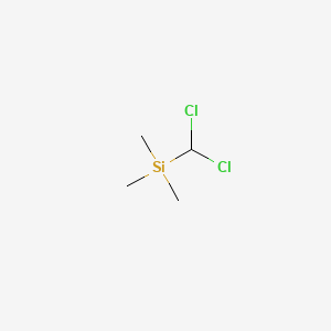 molecular formula C4H10Cl2Si B1585592 (Dichloromethyl)trimethylsilane CAS No. 5926-38-5