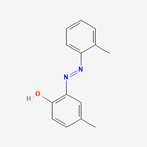 molecular formula C14H14N2O B1585595 2-(邻甲苯偶氮)-对甲酚 CAS No. 6370-43-0