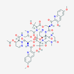molecular formula C64H78N14O24 B015856 Bbm-928 A CAS No. 75580-37-9