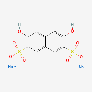 molecular formula C10H6Na2O8S2 B1585604 2,7-Naphthalenedisulfonic acid, 3,6-dihydroxy-, disodium salt CAS No. 7153-21-1