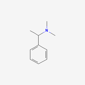 molecular formula C10H15N B1585611 N,N-DIMETHYL-1-PHENYLETHYLAMINE CAS No. 2449-49-2