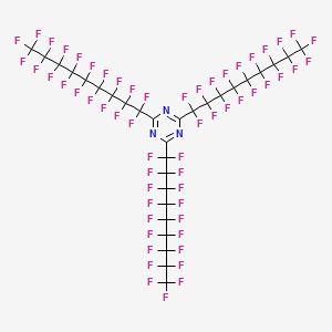 molecular formula C30F57N3 B1585615 2,4,6-Tris(nonadecafluorononyl)-1,3,5-triazine CAS No. 57101-59-4