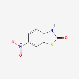 molecular formula C7H4N2O3S B1585618 6-nitrobenzo[d]thiazol-2(3H)-one CAS No. 28620-12-4