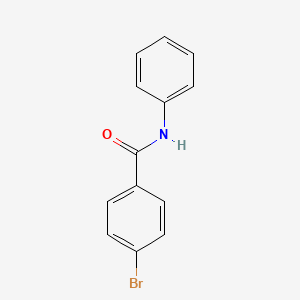 molecular formula C13H10BrNO B1585623 4-溴-N-苯基苯甲酰胺 CAS No. 6846-12-4