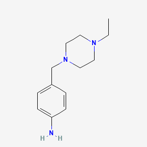 molecular formula C13H21N3 B1585628 4-(4-Ethylpiperazin-1-ylmethyl)phenylamine CAS No. 611225-86-6