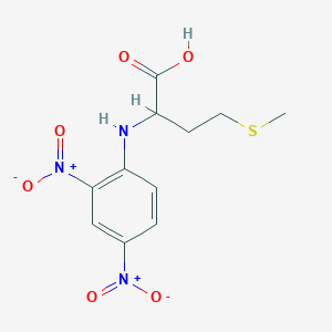 molecular formula C11H13N3O6S B158563 N-(2,4-Dinitrophenyl)-DL-methionine CAS No. 1655-53-4