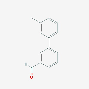molecular formula C14H12O B1585631 3-(3-Methylphenyl)benzaldehyde CAS No. 216443-78-6