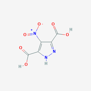 molecular formula C5H3N3O6 B1585632 4-nitro-1H-pyrazole-3,5-dicarboxylic acid CAS No. 62078-43-7
