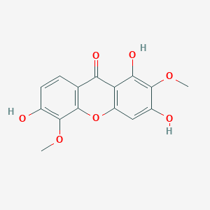 molecular formula C15H12O7 B158564 1,3,6-Trihydroxy-2,5-dimethoxyxanthone CAS No. 345287-92-5