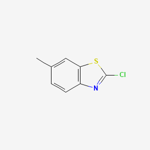 molecular formula C8H6ClNS B1585641 2-Chloro-6-methylbenzothiazole CAS No. 3507-26-4