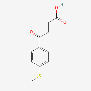 molecular formula C11H12O3S B1585642 4-[4-(Methylthio)phenyl]-4-oxobutanoic acid CAS No. 7028-67-3