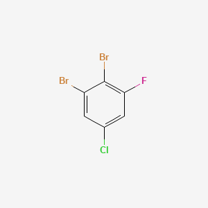molecular formula C6H2Br2ClF B1585649 1,2-Dibromo-5-chloro-3-fluorobenzene CAS No. 208186-78-1