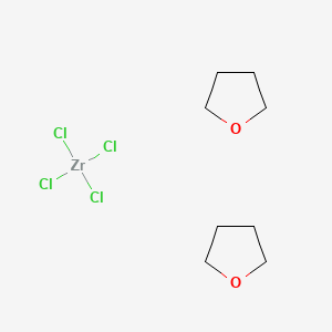 molecular formula C8H16Cl4O2Z B1585658 Tetrachlorobis(tetrahydrofuran)zirconium CAS No. 21959-01-3