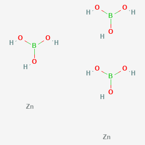 molecular formula BH3O3Zn B158566 Diboron trizinc hexaoxide CAS No. 10192-46-8