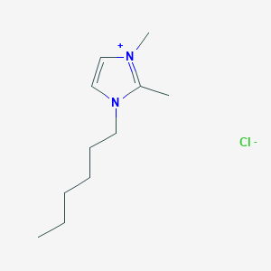molecular formula C11H21ClN2 B1585661 1-Hexyl-2,3-dimethylimidazolium chloride CAS No. 455270-59-4
