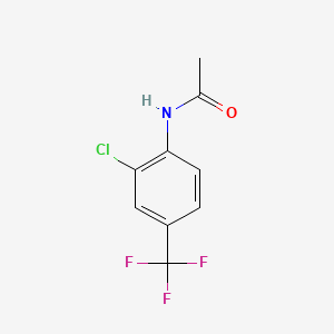 molecular formula C9H7ClF3NO B1585669 N-[2-chloro-4-(trifluoromethyl)phenyl]acetamide CAS No. 247170-19-0