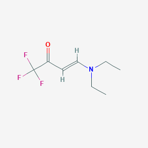 molecular formula C8H12F3NO B1585670 4-二乙基氨基-1,1,1-三氟丁-3-烯-2-酮 CAS No. 21045-62-5