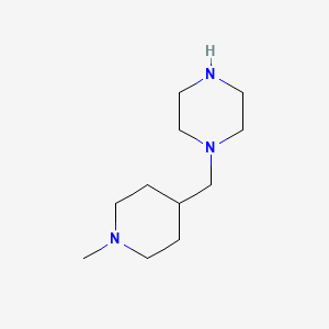 1-[(1-Methylpiperidin-4-yl)methyl]piperazine