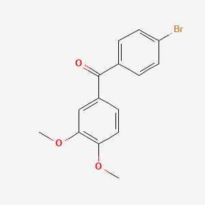 molecular formula C15H13BrO3 B1585675 (4-Bromophenyl)(3,4-dimethoxyphenyl)methanone CAS No. 116412-90-9