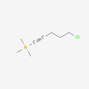 molecular formula C8H15ClSi B1585680 (5-Chloro-1-pentynyl)trimethylsilane CAS No. 77113-48-5