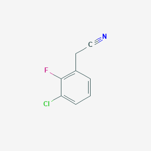 molecular formula C8H5ClFN B1585685 3-Chloro-2-fluorophenylacetonitrile CAS No. 261762-98-5