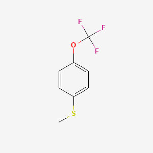 molecular formula C8H7F3OS B1585687 4-三氟甲氧基苯硫醚 CAS No. 2546-45-4
