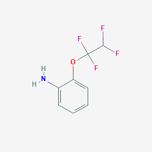 molecular formula C8H7F4NO B1585689 2-(1,1,2,2-四氟乙氧基)苯胺 CAS No. 35295-34-2