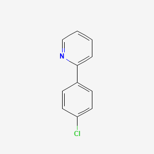 molecular formula C11H8ClN B1585704 2-(4-Chlorophenyl)pyridine CAS No. 5969-83-5