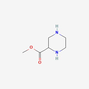 molecular formula C6H12N2O2 B1585715 甲基哌嗪-2-羧酸酯 CAS No. 2758-98-7