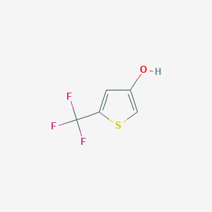 molecular formula C5H3F3OS B1585717 4-Hydroxy-2-(trifluoromethyl)thiophene CAS No. 217959-45-0