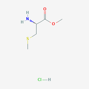 molecular formula C5H12ClNO2S B1585723 S-Methyl-L-cysteine methyl ester hydrochloride CAS No. 34017-27-1