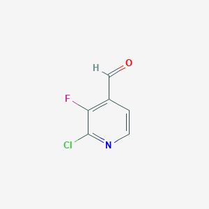 molecular formula C6H3ClFNO B1585724 2-Chloro-3-fluoro-4-formylpyridine CAS No. 329794-28-7