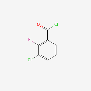 molecular formula C7H3Cl2FO B1585738 3-Chloro-2-fluorobenzoyl chloride CAS No. 85345-76-2